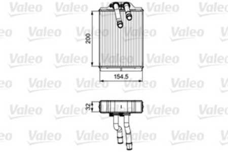 Värmeväxlare, kupévärme, mercedes-benz m-klass [w163], 1638300061, A1638300061