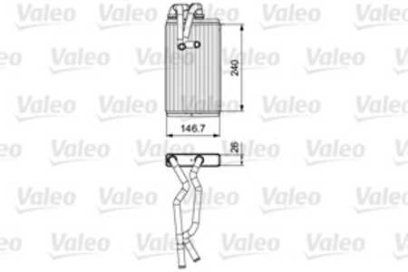 Värmeväxlare, kupévärme, citroën,mitsubishi,peugeot, 1610544580, 6448S1, 6448-S1, 7801A133, 7801A986