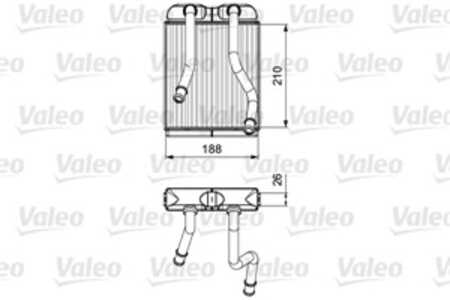 Värmeväxlare, kupévärme, audi q7, porsche cayenne, vw amarok, touareg, 7L0819031, 7L0819031A, 955 572 326 00, 955 572 327 00, 9