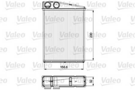 Värmeväxlare, kupévärme, mercedes-benz gl-klass [x164], m-klass [w164], r-klass [w251, v251], 1648300061, A1648300061