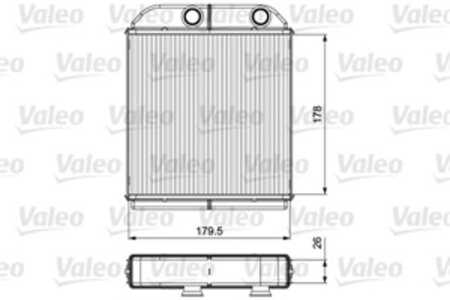 Värmeväxlare, kupévärme, volvo s40 i, v40 kombi, 3082447.8, 30824478