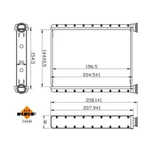 Värmeväxlare, kupévärme, daihatsu charade viii, toyota yaris, yaris / vios sedan, yaris skåp/halvkombi, 871070D050, 871070D051,