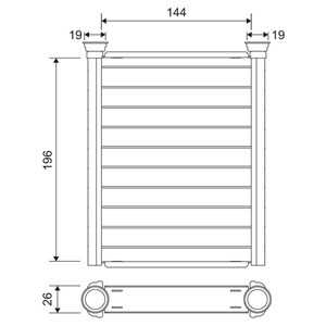 Värmeväxlare, kupévärme, toyota aygo, urban cruiser, yaris, yaris / vios sedan, 871070D050, 87107-0D050, 8710752060, 87107-52060