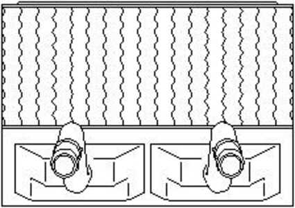 Värmeväxlare, kupévärme, opel combo skåp/stor limousine, corsa b, corsa b kombi, corsa b skåp/halvkombi, tigra, vauxhall tigra 