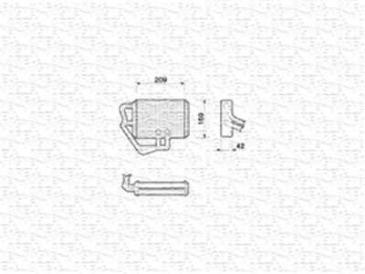 Värmeväxlare, kupévärme, fiat doblo minibus,  minivan, doblo skåp/stor limousine, punto, 46722928, 46722950, 46722976, 46723042