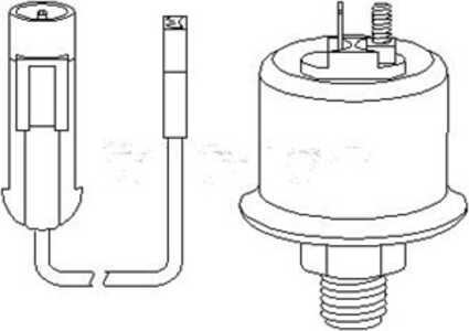 Varningsswitch, oljetryck, opel, 12 52 563, 90337695