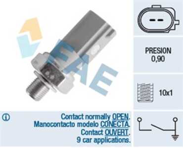 Varningsswitch, oljetryck, audi q7, seat leon, vw golf variant vi, 059 919 081 E, 059 919 081 H, 7625541 S, 7625541 S1, 7625541