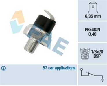 Varningsswitch, oljetryck, hyundai,mitsubishi, 1258A003, 1258A005, 94750-31000, 94750-35010, 94750-35020, 94750-35030, AAE83 18