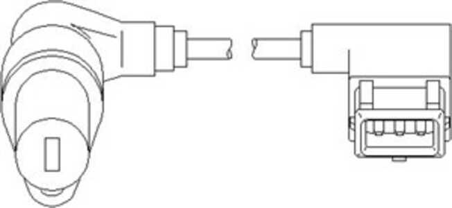 Varvtalssensor, motorhantering, bmw 3 [e30], 3 cabriolet [e30], 3 touring [e30], 5 [e34], 1214 1 713 007, 1214 1 720 852, 1214 