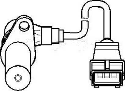 Varvtalssensor, motorhantering, opel corsa a halvkombi, frontera a, omega a, omega a kombi, senator b, 12 38 364, 90232732