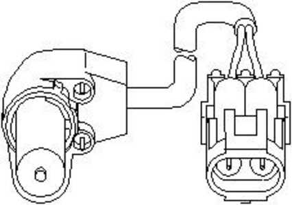 Varvtalssensor, motorhantering, opel,renault, 09108457, 44 00 457, 7700 863 523, 9108457