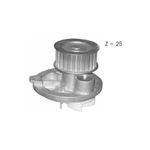 Vattenpump, Höger, Upptill, chevrolet,daewoo,opel,vauxhall, 1334064, 1334139, 1334170, 1334646, 24409355, 24579450, 4817801, 63