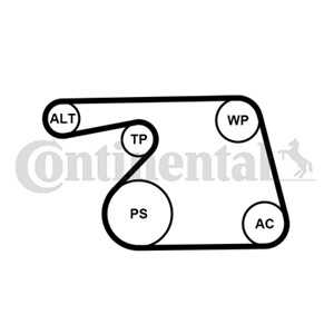 Vattenpump + spårremssats, fiat,opel,suzuki,vauxhall