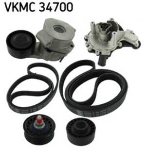 Vattenpump + spårremssats, citroën,fiat,ford,peugeot, 1117008, 1201.H6, 1201178, 1340A158, 1340A193, 1372398, 1381796, 1383663,