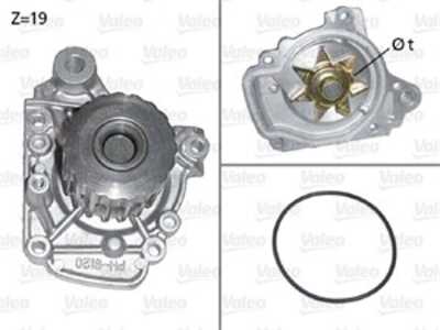 Vattenpump, honda, 19200P2A003, 19200-P2A-003, 19200P2A004, 19200P2AA01, 19200-P2A-A01, 19200P2AA02, 19200-P2A-A02, 19200P2AA03