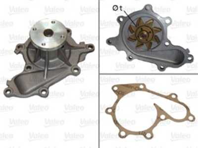 Vattenpump, nissan almera ii, almera hatchback ii, almera tino, primera, primera hatchback, primera kombi, x-trail i, 21010AD20