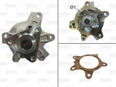 Vattenpump, toyota bb i, prius liftback, yaris, yaris verso, 1610029155, 16100-29155, 1610029156, 16100-29156, 1610029157, 1610