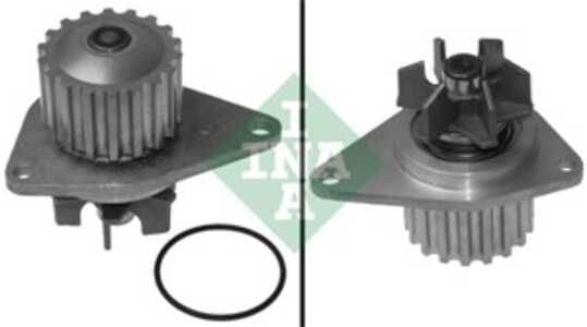 Vattenpump, citroën c2, c3 i, c4 i, c4 coupé, peugeot 1007, 206 halvkombi, 206 sw, 207, 307, 307 break, 307 sw, 1201.G2, 1201G2