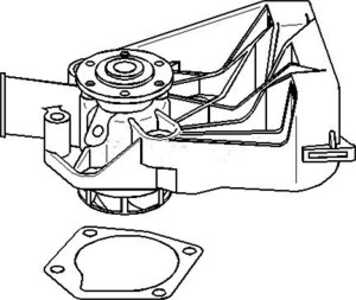 Vattenpump, vw lupo i, 047 121 013, 047 121 013J