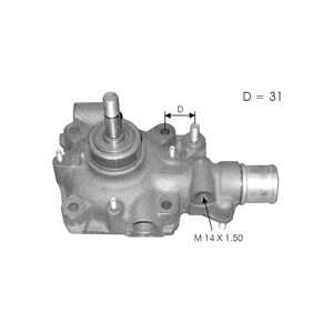 Vattenpump, iveco daily buss ii, daily flak/chassi ii, daily skåp ii, 2995624, 50002297602, 5000288046, 5000297602, 5001830275,