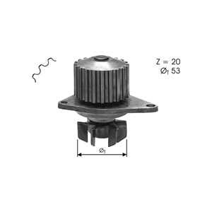 Vattenpump, citroën,peugeot,rover, 120147, 1201E3, 120434, 120718, 120723, 1609314780, 1611896580, 1617376980, 1623095280, 1623