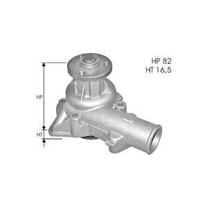 Vattenpump, fiat 1/9 x, 124, 124 coupé, 131, 131 familiare/panorama, 132, argenta, 4314160, 4314162, 4331825, 5882689, GE032000