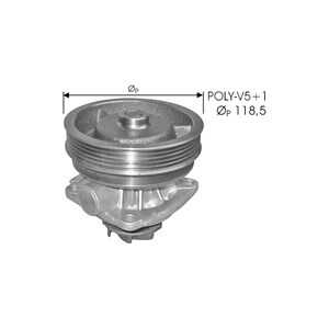 Vattenpump, fiat palio, palio weekend, punto, punto cabriolet, siena, tempra, tempra s.w., lancia dedra, dedra sw, delta ii, 46