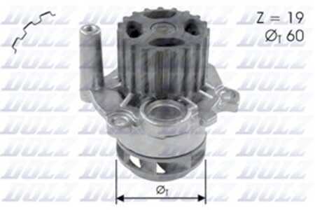 Vattenpump, seat ibiza iii, skoda fabia i, fabia combi i, fabia praktik i, fabia sedan i, vw polo, 045121011C, 045121011CX, 045