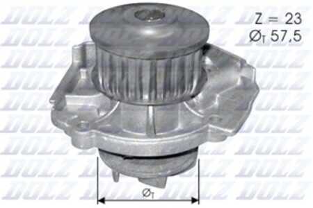 Vattenpump, fiat brava, bravo i, marea, marea weekend, punto, punto cabriolet, lancia y, 46422512, 71713728