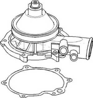 Vattenpump, opel frontera a, omega a, omega a kombi, senator b, 13 34 021, 90348231