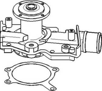 Vattenpump, ford, 1 317 021, 1 517 728, 5 025 607, 928X8591A1B, 928X8591AA, EPW55, ME928X8591A1B