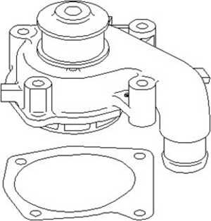 Vattenpump, ford, 1 031 279, 1 674 083, 5 024 297, 96FX8591AA, 96FX8591EA