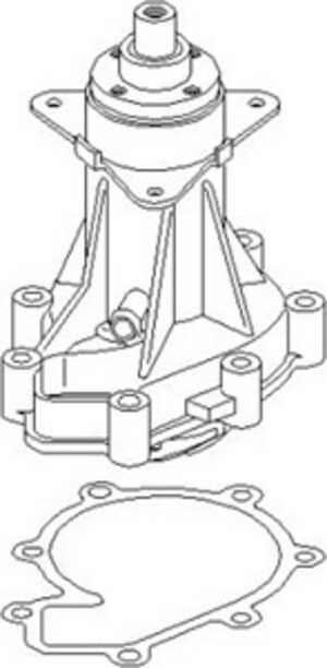 Vattenpump, mercedes-benz 124 sedan [w124], 124 t-model [s124], 190 [w201], e-klass [w124], 601 200 02 20, 601 200 07 20, 601 2