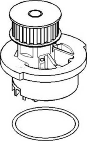 Vattenpump, opel, 13 34 004, 13 34 023, 90008971, 90349241