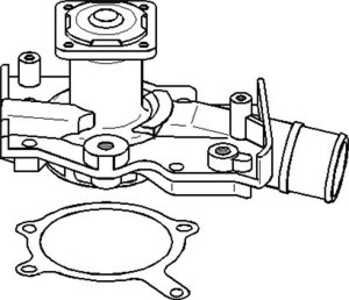 Vattenpump, ford mondeo i, mondeo ii, mondeo sedan i, mondeo sedan ii, mondeo turnier i, mondeo turnier ii, 1 566 241, 6 783 22