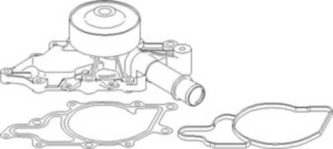 Vattenpump, mercedes-benz vito buss [w638], vito skåp [w638], v-klass [638/2], 611 200 04 01, 611 200 10 01, A611 200 04 01, A6