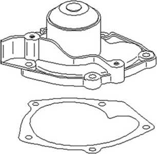 Vattenpump, nissan,renault, 2101 0AW 300, 7701 474 435, 7701 479 114