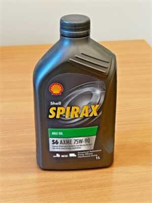 Växellådeolja Shell Spirax S6 AXME 75W-90, 1L, Bakaxel, Framaxel, renault,kia,porsche,fiat,hyundai,alfa romeo,audi