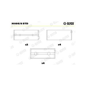 Vevlager, ford, 1131846, 1320229, 1365173, 1S4Q 6333 AB, 4M5Q 6333 AA, 4M5Q 6A339 AA, 6175427, 6175429, 6795655, 679567, 89FF 6