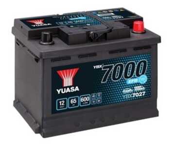 Yuasa EFB Start Stop Batteri 12V 65Ah 600A, passar många modeller, 000915105EB, 1620012480, 1734610, 1S0915105A, 24410 JD22A, 2