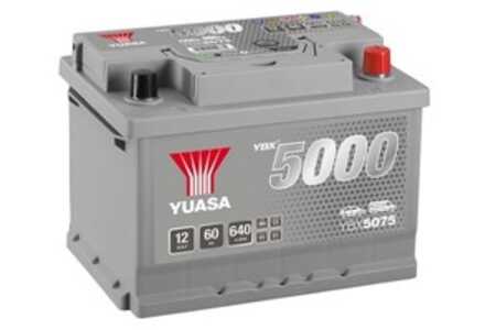 Yuasa  Silver Högprestanda Batteri 12V 60Ah 640A, passar många modeller, 09201469EQ, 09201870ET, 1053141, 1072341, 1130879, 113